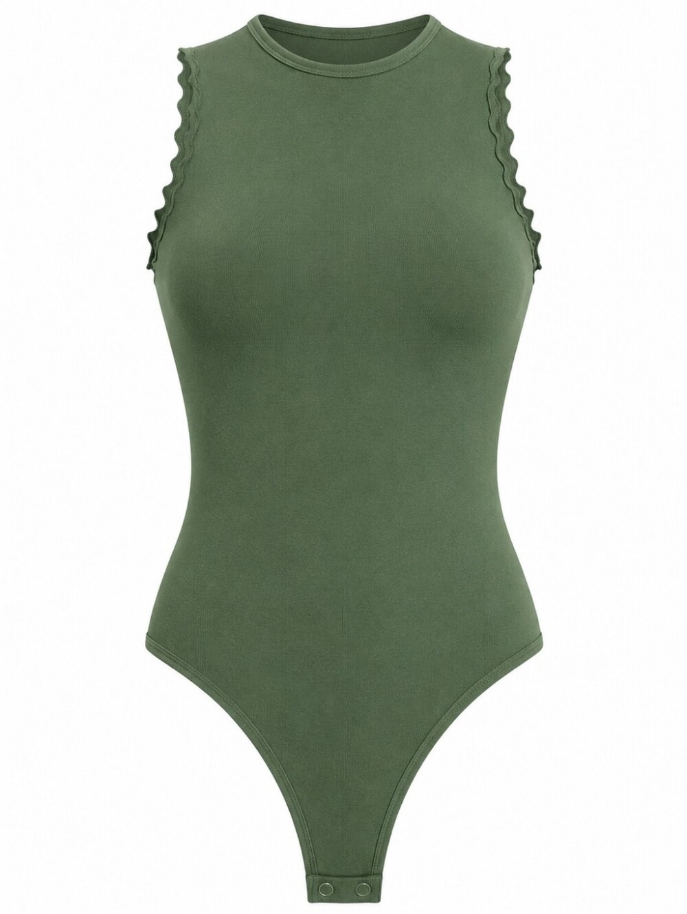 Intimately Free People High Neck Bodysuit XS/S Olive Green Seamless Layering